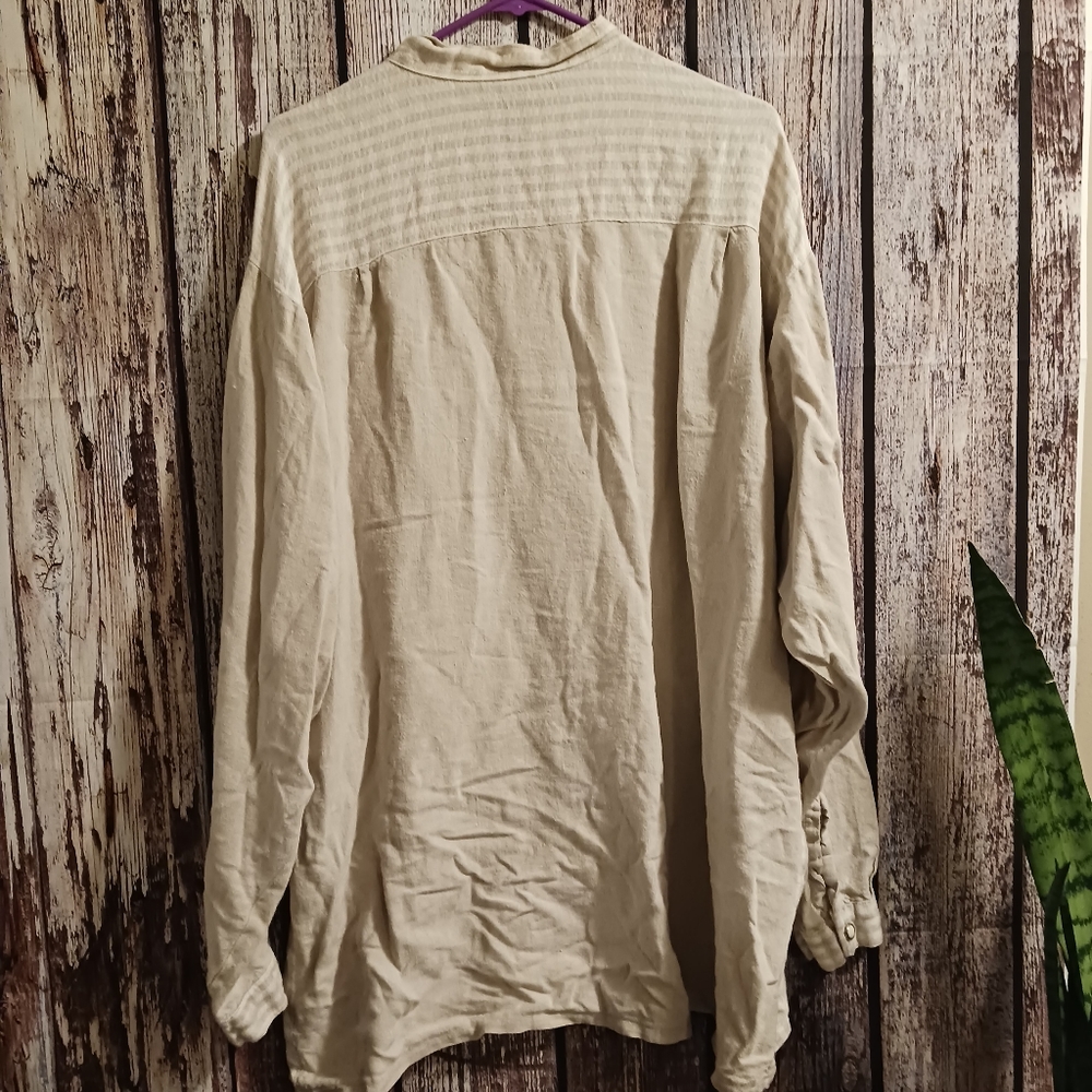 Men's tan shirt - Picture 6 of 7
